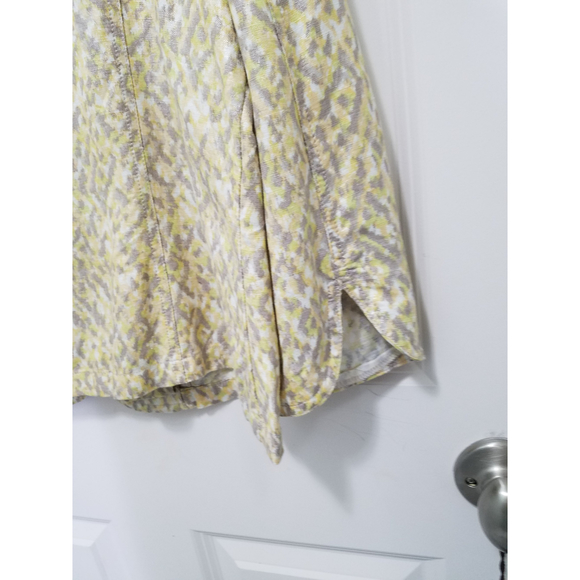 Ruby Rd Yellow/Gray Beaded Women's 3/4 Slit Sleeves Blouse Sz 16 NWOT - Picture 3 of 12